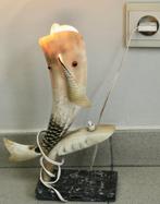 Lampe luminaire vintage 1960 corne poisson déco, Antiquités & Art, Enlèvement ou Envoi