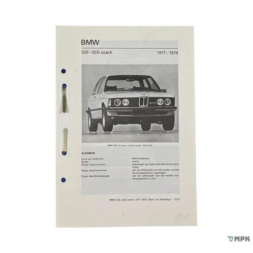 Kluwer | BMW 320 / 323i | 1977-1979 | NL, Auto diversen, Handleidingen en Instructieboekjes, Ophalen of Verzenden