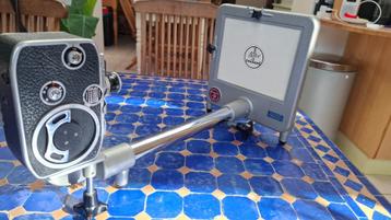 Paillard Bolex:  banc titre + caméra Bolex C8 double 8 mm  disponible aux enchères