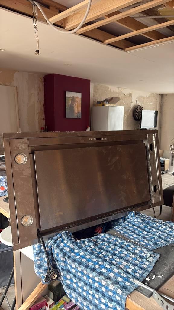 Dampkap Franke Galaxy 1000 met afvoer en 4 leds., Antiek en Kunst, Antiek | Meubels | Bedden, Ophalen