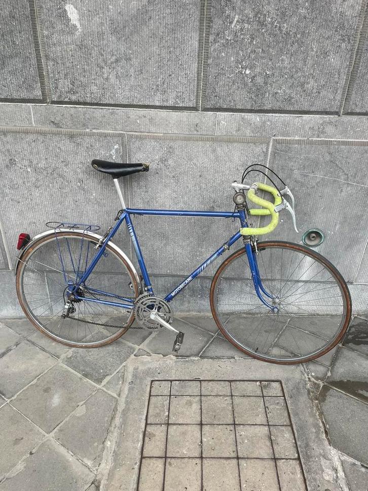 Vélo Motobecane, Fietsen en Brommers, Fietsen | Racefietsen, Gebruikt, Heren, Staal, 53 tot 57 cm, Ophalen
