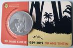 Belgie coincard 5 euro 2019 Kuifje in relief (schaars), Verzenden, Losse munt