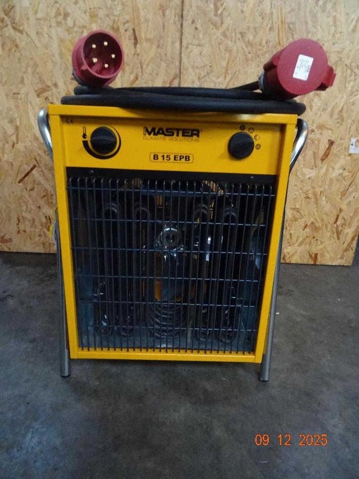 MASTER electrische HEATER  15 KW    /  1 X gebruikt, Doe-het-zelf en Bouw, Verwarming en Radiatoren, Zo goed als nieuw, Overige typen