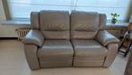 Dubbele elektrische lederen relax, Huis en Inrichting, Ophalen, Gebruikt