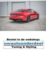 Maxton Design Audi A7 C8 S Line Spoiler Splitter Lip, Ophalen of Verzenden, Nieuw, Audi