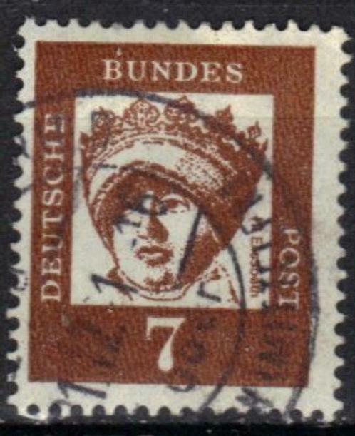 Duitsland Bundespost 1961-1964 - Yvert 221 - Beroemde D (ST), Timbres & Monnaies, Timbres | Europe | Allemagne, Affranchi, Envoi