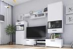 ACTIE! ZEERGOEDKOPE Tv meubel wit met zwart 4 delig, Nieuw, 150 tot 200 cm, Overige materialen, Minder dan 100 cm