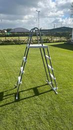 Intex dubbele ladder zwembad 1,4meter stahoogte, Tuin en Terras, Ophalen, Zo goed als nieuw, Ladder