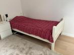 Cadre et sommier de lit - pin massif, Maison & Meubles, 90 cm, Une personne, Enlèvement, Utilisé