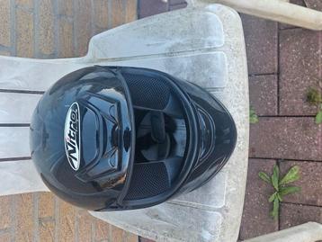 tekoop scooter helm in redelijk staat, Fietsen en Brommers, Ophalen, Medium