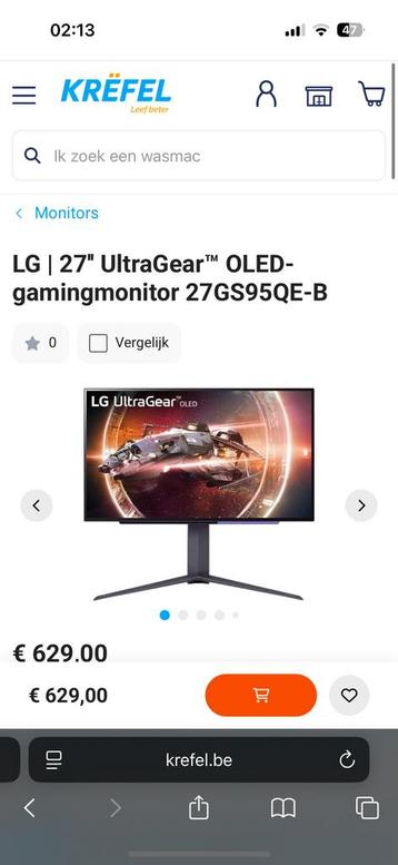 LG | Moniteur de jeu OLED UltraGear 27 pouces 27GS95QE-B, Informatique & Logiciels, Moniteurs, Enlèvement