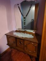 Eiken kast met spiegel, Antiek en Kunst, Antiek | Meubels | Kasten, Ophalen