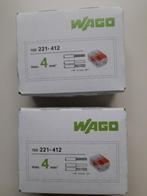 Wago lasklem met hendel 2x 0,2-4 mm² 100 stuks, Ophalen of Verzenden, Nieuw