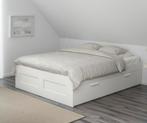 Ikea Cadre lit avec rangement + matelas, Utilisé
