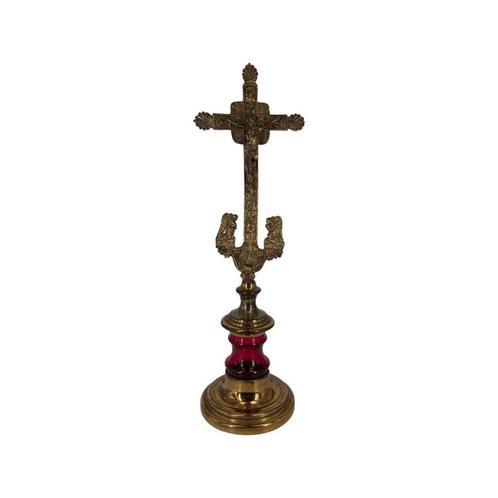 Crucifix Ancien du 19ème Siècle sur Socle - Symbole de Foi e, Antiquités & Art, Antiquités | Objets religieux, Enlèvement ou Envoi