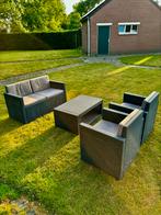 Loungeset Tuinset Allibert, Tuin en Terras, Tuinsets en Loungesets, Ophalen, 4 zitplaatsen, Kunststof, Gebruikt