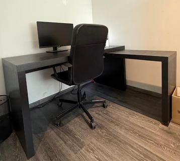 ️ Moderne L-Bureau + Bureaustoel  beschikbaar voor biedingen