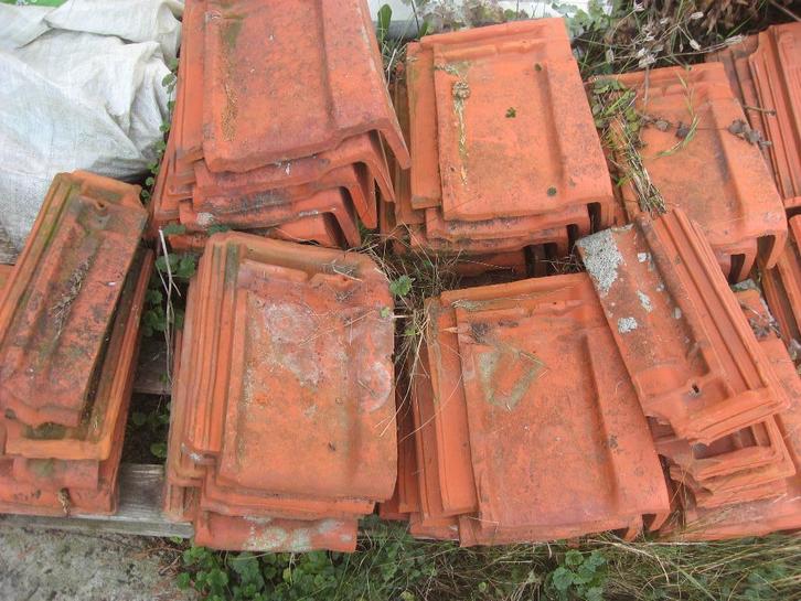 anciennes tuiles de rive gauche, Bricolage & Construction, Tuiles & Revêtements de toit, Tuiles, Noir, Enlèvement