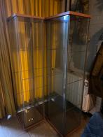 Drie vitrinekastjes Ikea oud model, Ophalen, Minder dan 50 cm, Gebruikt, Glas