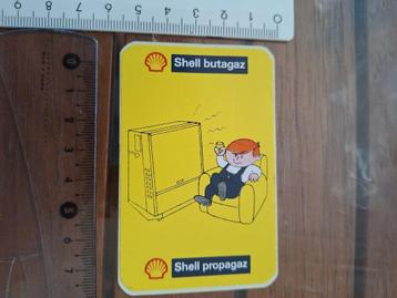 Vintage sticker cartoon Shell butagaz, Enlèvement ou Envoi, Comme neuf, Marque