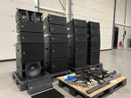 RCF powered line array: 12x HDL 6-A + 8x HDL 12-AS + rigging, Autres marques, Ensemble surround complet, Enlèvement ou Envoi, Utilisé