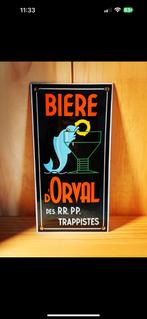 Emaille plaat van Orval, Ophalen of Verzenden