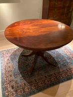 Mahonie eet tafel 110 diameter, Ophalen, 100 tot 150 cm, 50 tot 75 cm, Rond