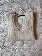 Ralph Lauren kabeltrui cotton - trui, unisex - wit crème (M), Kleding | Dames, Truien en Vesten, Ophalen of Verzenden, Zo goed als nieuw