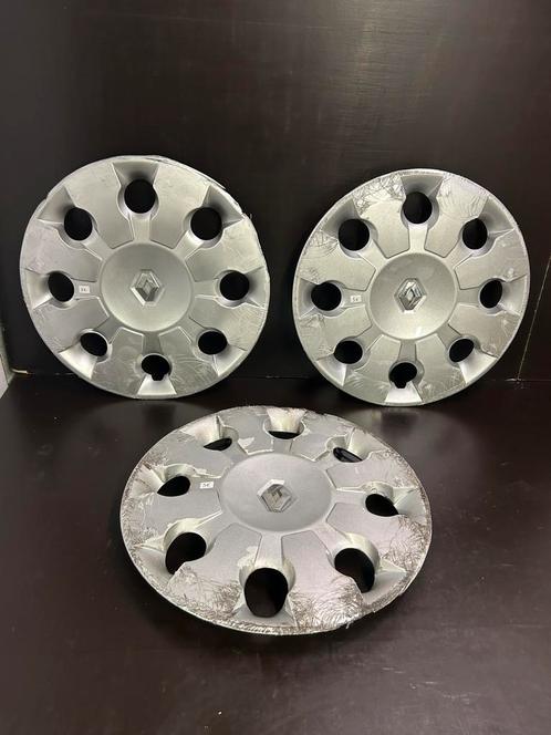 3 Renault modus clio Megane kangoo 15" wieldoppen, Auto diversen, Wieldoppen, Gebruikt, Ophalen of Verzenden