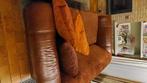 Lederen zetels, Antiek en Kunst, Antiek | Meubels | Stoelen en Sofa's, Ophalen