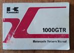 Kawasaki GTR 1000 handleiding - Instructieboekje, Motoren, Handleidingen en Instructieboekjes, Ophalen of Verzenden, Kawasaki