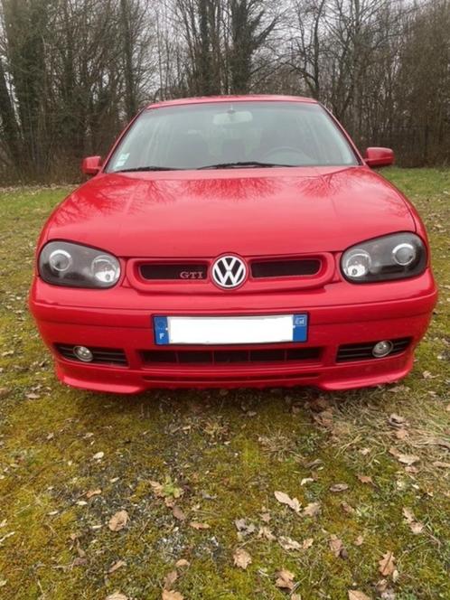GOLF IV 1.8L TURBO 20V, Auto's, Volkswagen, Particulier, Golf, Benzine, Rood, Zwart, Ophalen