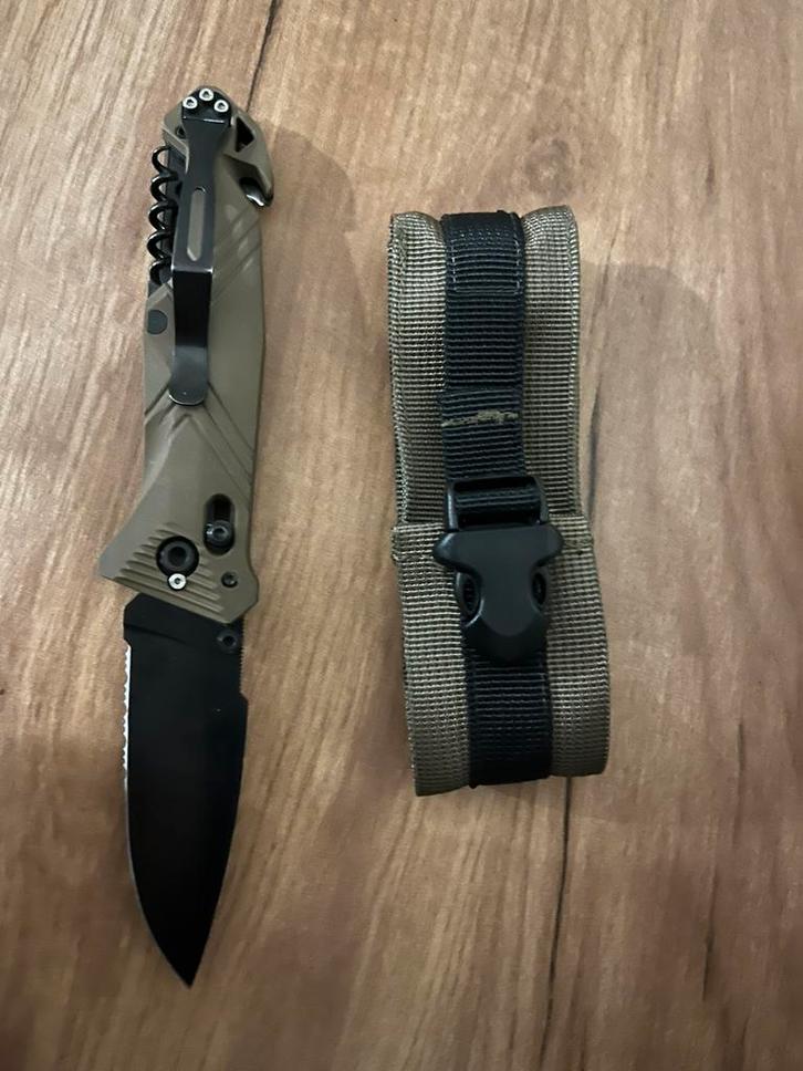 Couteau CAC Armée, Caravanes & Camping, Outils de camping, Comme neuf, Enlèvement