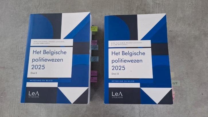 Het belgische politiewezen 2025 Deel 1 Deel 2, Livres, Livres d'étude & Cours, Comme neuf, Enlèvement ou Envoi