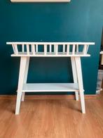 Ikea Lantliv plantenstaander / sidetable wit, Huis en Inrichting, Tafels | Sidetables, Ophalen, Zo goed als nieuw