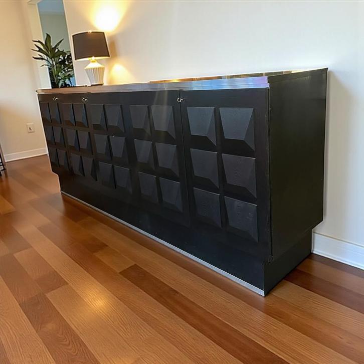 Brutalist Credenza, Huis en Inrichting, Kasten | Dressoirs, Zo goed als nieuw, Ophalen
