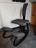 Ergonomische kniestoel, Huis en Inrichting, Ophalen, Gebruikt, Zwart, Bureaustoel