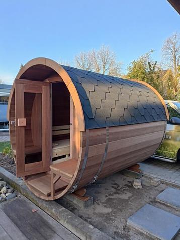 Ayous Thermowood barrelsauna 240cm beschikbaar voor biedingen