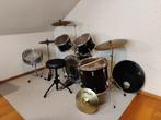 Drumstel YAMAHA + cymbalen + drumstoel (complete set), Muziek en Instrumenten, Drumstellen en Slagwerk, Ophalen, Gebruikt, Yamaha