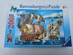 Puzzel Ravensburger 200 stukjes Piraten, Ophalen of Verzenden, Meer dan 50 stukjes, Gebruikt