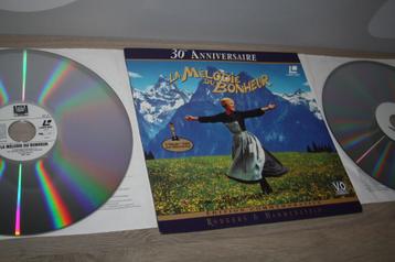 2x Laser disc , 30 anniversaire , La Mélodie du bonheur, Verzamelen, Film en Tv, Ophalen of Verzenden, Zo goed als nieuw, Film