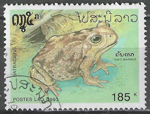 Laos 1993 - Yvert 1079 - Kikkers - Bufo marinus (ST), Postzegels en Munten, Postzegels | Azië, Gestempeld, Verzenden