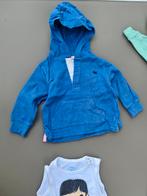 blauwe polo, hoody, pull, trui 12m 80cm, Kinderen en Baby's, Babykleding | Maat 80, Ophalen of Verzenden, Zo goed als nieuw