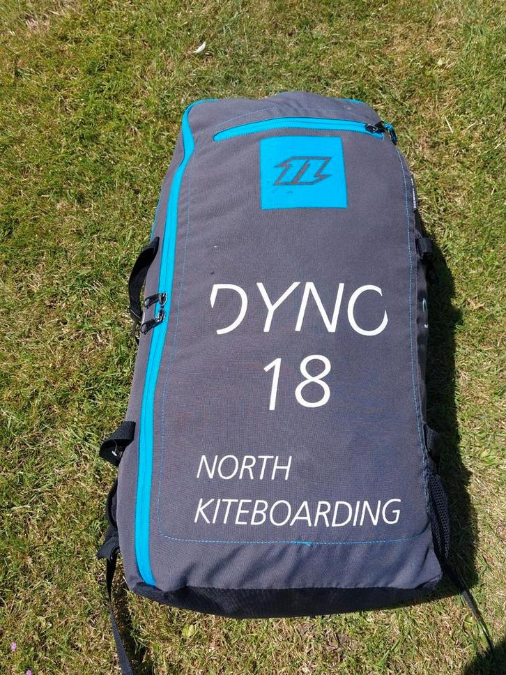 North Dyno light wind kite 18m2 quasi nieuw, Watersport en Boten, Kitesurfen, Zo goed als nieuw, Kite, Ophalen of Verzenden