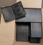 Doos met 94 stuks DVD/CD-box zwart, nog nieuw., Tous les âges, Enlèvement, Neuf, dans son emballage, Coffret