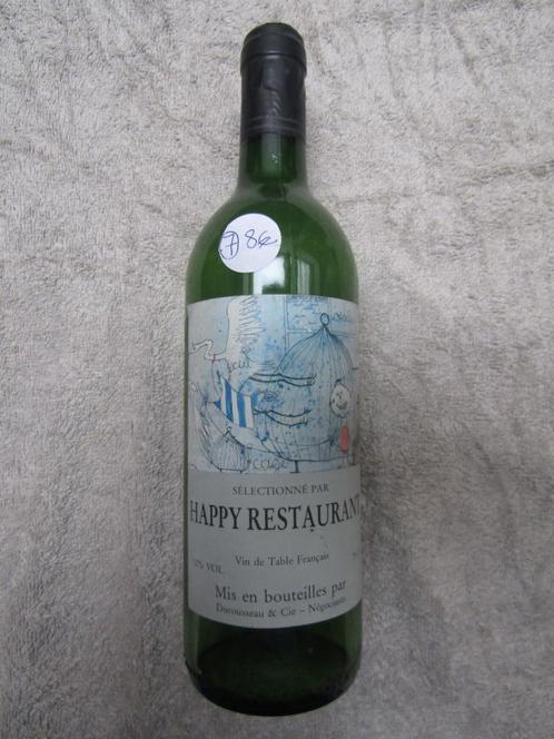 lege wijnfles, gegoten glas, H28-D7-P1, 1000 g, Verzamelen, Wijnen, Gebruikt, Ophalen of Verzenden