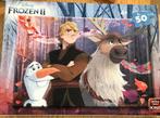 Frozen puzzel 50 stukjes, Ophalen of Verzenden, Zo goed als nieuw
