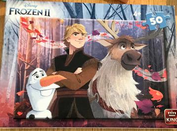 Frozen puzzel 50 stukjes  beschikbaar voor biedingen