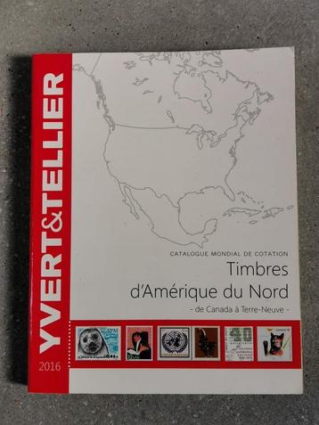 Yvert et Tellier - Timbres d'Amérique du Nord 2016 beschikbaar voor biedingen