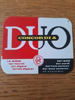 Bieretiket Duo bier brouwerij Concordia Geraardsbergen, Ophalen of Verzenden
